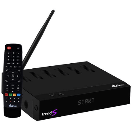 Receptor Duosat Trend S IPTV 4K - Desempenho Otimizado para Filmes e Canais Ao Vivo